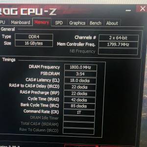 G.SKILL 3600mhz CL18 8GB X2 16GB
