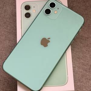 iPhone 11 green 256gb 100% battery and new