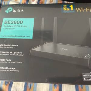 全新 TP-Link Archer BE220 Wifi 7 Router