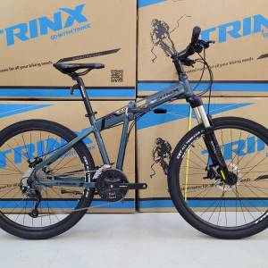 TRINX ARES 2.0 (藍) - 27速 油壓碟剎 26吋 鋁合金 摺車
