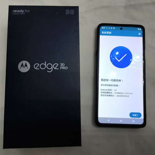Motorola edge 30 pro 9成新$600