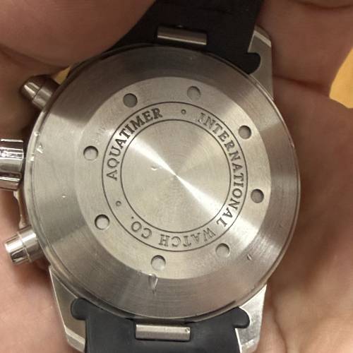 好L新淨😂 IWC 萬國錶 海洋時計 Aquatimer Chronograph (IW376702) 鋼帶/膠帶套裝 ...