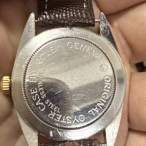 Tudor 75205 金套 布紋面 淨錶 送靚皮帶 原裝包金扣 $6999