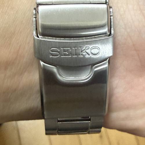 「95%新停產美品 Seiko SNZH53 (7S36機芯) 經典深藍放射面潛水錶」$1388