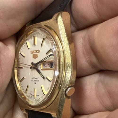 【古董美品】70年代精工 Seiko 5 自動上鏈機械錶頭 6119-8410 雙曆快調正常 $1288