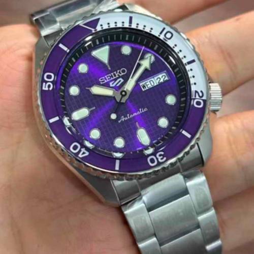 Seiko 紫色錶 紫錶 精工錶 手錶 限量版 新加坡速遞空運到港 現貨 序號：0355/1000 ...