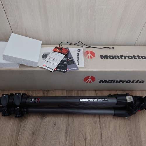 Manfrotto 190CXPRO3 Carbon Fiber Tripod (碳纖維 4 節三腳架)