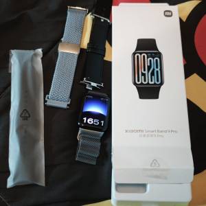 90%新 小米手環9 Pro Band9 Pro 黑色 Xiaomi Band 9Pro 智能手環 水貨 HyperOS