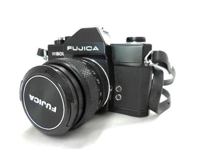 Fujica ST801 黑魂版(M42) 全機械菲林機皇/ EBC Fujinon 55mm f1.8 大