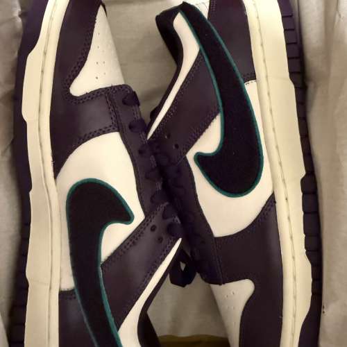 Nike Dunk Retro Chenille Swoosh 搖粒絨Swoosh 低幫dunk滑板鞋