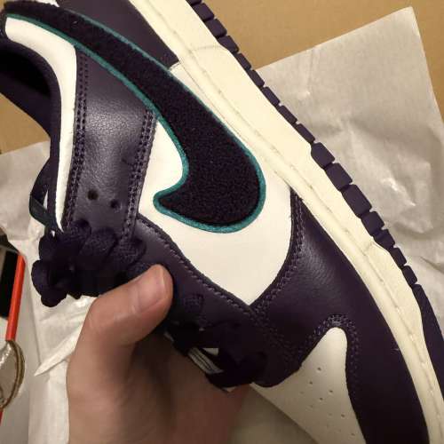 Nike Dunk Retro Chenille Swoosh 搖粒絨Swoosh 低幫dunk滑板鞋