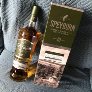 🥃   SPEYBURN Aged 10 Years Speyside Single Malt Scotch Whisky 1L 40% 全新 威...