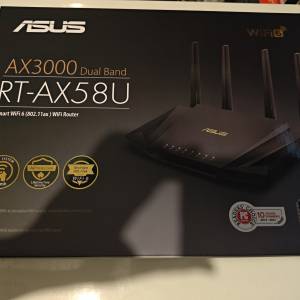ASUS 華碩 AX58U v2 (AX3000) WiFi 6 Router 行貨路由器