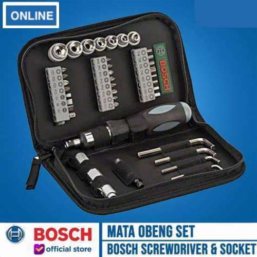 BOSCH 38-in-1 Screwdriver Mixed Hand Tool Kit(Ratchet TYPE Handle) Repairing Too