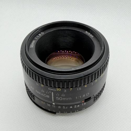 Nikon AF Nikkor 50mm f/1.8D｜無霉無霞｜AF正常｜原廠前後蓋
