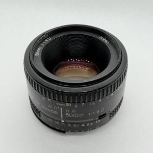 Nikon AF Nikkor 50mm f/1.8D｜無霉無霞｜AF正常｜原廠前後蓋