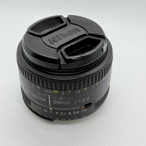 Nikon AF Nikkor 50mm f/1.8D｜無霉無霞｜AF正常｜原廠前後蓋