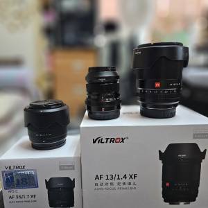 Viltrox/ Fujifilm 富士 X-mount Lens 13mm 23mm 35mm