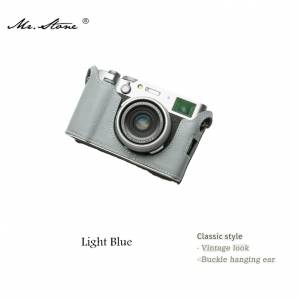 Mr. Stone Genuine Leather Camera Half Case Cover Bag For FUJIFILM X100vi - Light