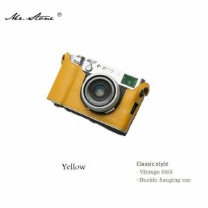 Mr. Stone Genuine Leather Camera Half Case Cover Bag For FUJIFILM X100vi
