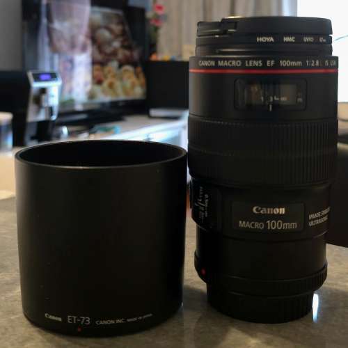 Canon EF 100mm 2.8L IS with Hoya HMC UV保護鏡