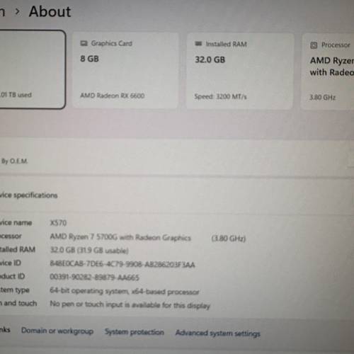AMD 5700G 一粒