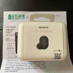 Sony WF-1000XM6 , 有百老匯單，一年保養，全新未開(全新行貨)