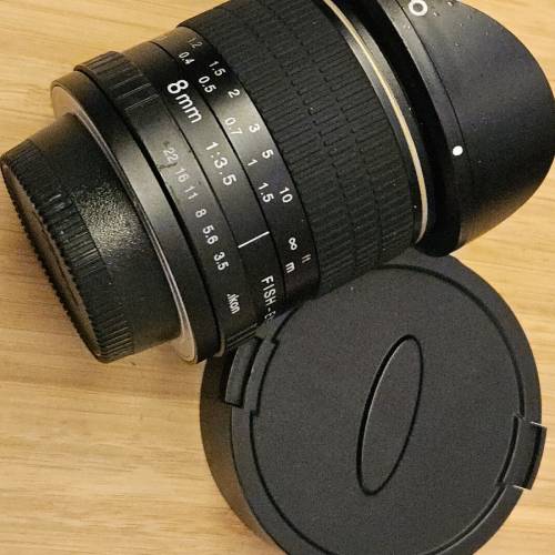 Sunlight 8mm f3.5 fish eye for Nikon f mount