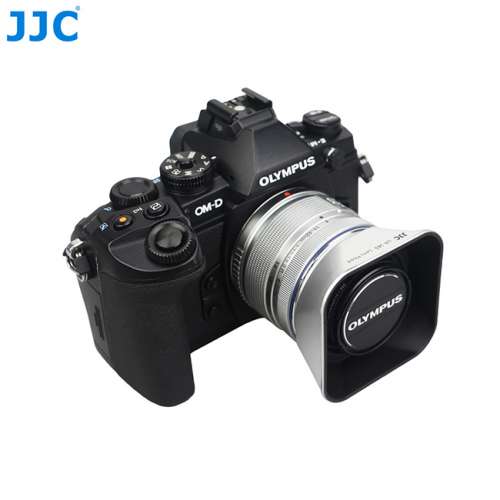 JJC LH-J40 Silver Lens Hood replaces OLYMPUS LH-40