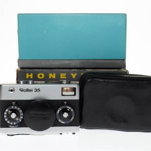 Rollei 35 Honeywell Silver 35MM Camera Carl Zeiss Tessar 1:3.5 f=40MM #3565
