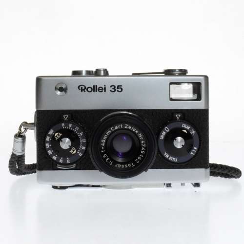 Rollei 35 Honeywell Silver 35MM Camera Carl Zeiss Tessar 1:3.5 f=40MM #3565