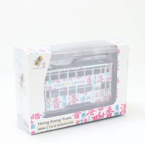 SANRIO CHARACTERS 1120 合金模型 - 紅色古典電車 (1)