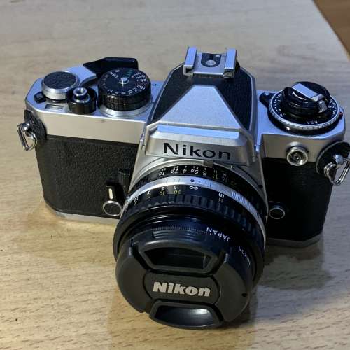 Nikon FE 連原廠50mm 1.8光圈鏡頭 新淨