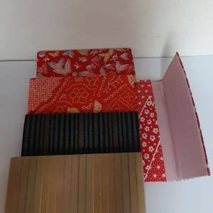 一手五個日本織錦銀包，約7.5x4吋，清理存貨，五個共售弎百元，香港西區交收。no.W...