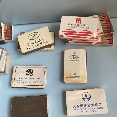 收藏品：中國多款酒店火柴盒（每個$10）