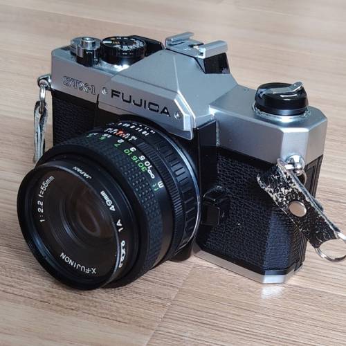 Fujica stx-1 相機 連兩枝鏡頭
