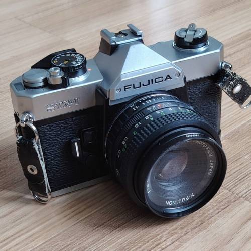 Fujica stx-1 相機 連兩枝鏡頭