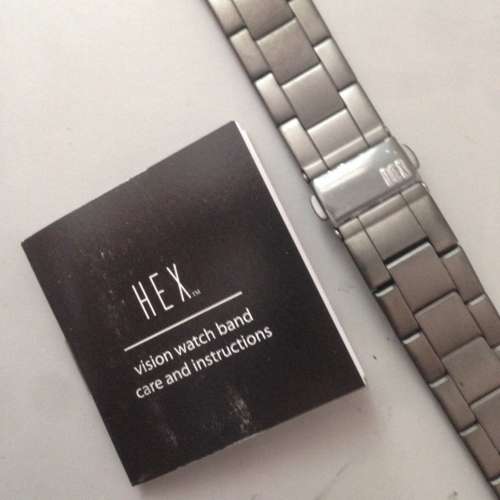 ⌚HEX VISION Watch Band for Apple iWatch 38mm or Regular 20mm NEW 全新錶带 金...
