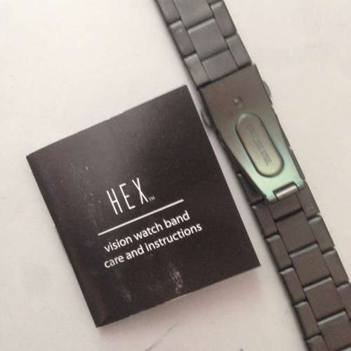 ⌚HEX VISION Watch Band for Apple iWatch 38mm or Regular 20mm NEW 全新錶带 金...