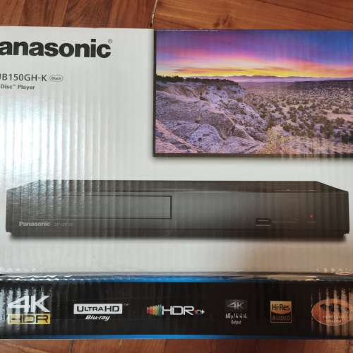 全新未開 Panasonic 樂聲 Ultra HD 藍光碟播放機 DP-UB150