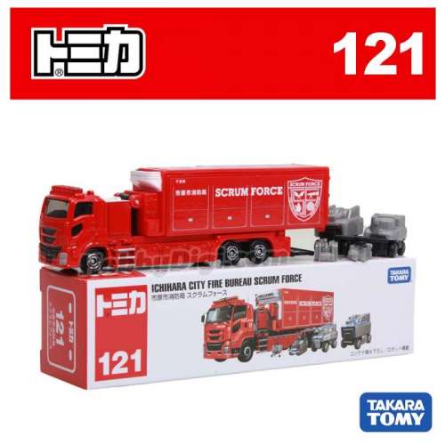 $80 100%新 未開封 Takara Tomy  ICHIHARA CITY FIRE BUREAU SCRUM FORCE - No. 121