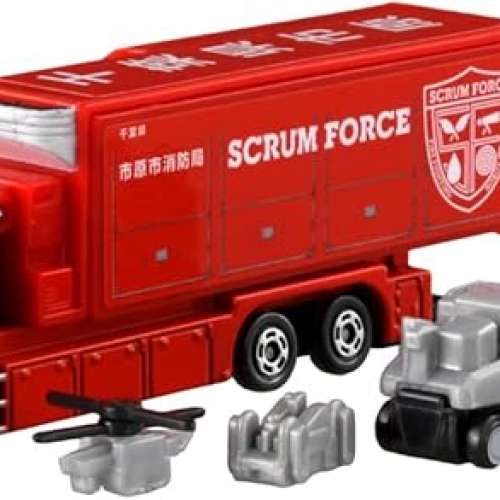 $80 100%新 未開封 Takara Tomy  ICHIHARA CITY FIRE BUREAU SCRUM FORCE - No. 121