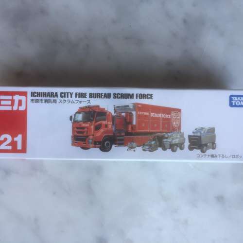 $80 100%新 未開封 Takara Tomy  ICHIHARA CITY FIRE BUREAU SCRUM FORCE - No. 121