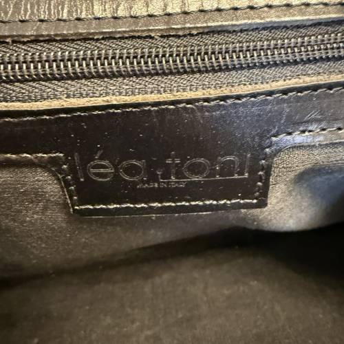 Lea Toni 真鱷魚皮公事包(Made in Italy)