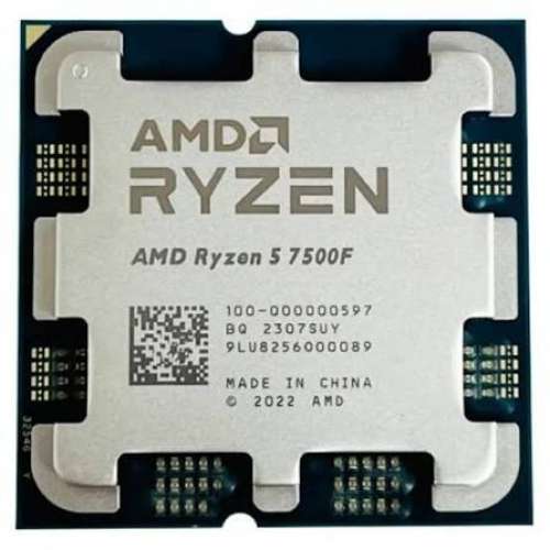 AMD Ryzen 5 7500F CPU 處理器 行貨 Tray版
