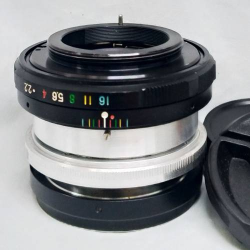 Fujinon  55mm F2,2 (散景鏡)m42 screw-mount  (鏡片清昕) (尾鏡無烘點)