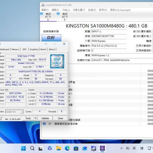 Dell Optiplex 3050 SFF,i7 7700,16G ram,480G SSD,1TB HD,WIFI,BT,Win11