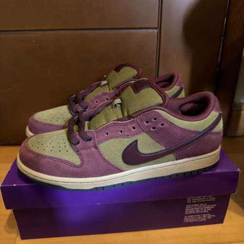 Nike SB Dunk Low Dark Team Red Olive Flak US 10.5 有盒