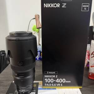 Nikon z100-400 行貨有盒有證有單 岩岩過保1-7-2026