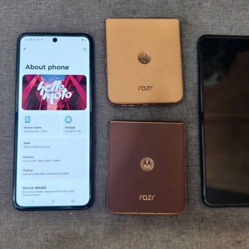 Motorola Razr 50 ultra 12+256GB 美版支持5G新淨